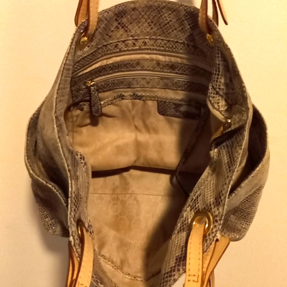 Michael Kors Snakeskin Handbag - Picture 4 of 5